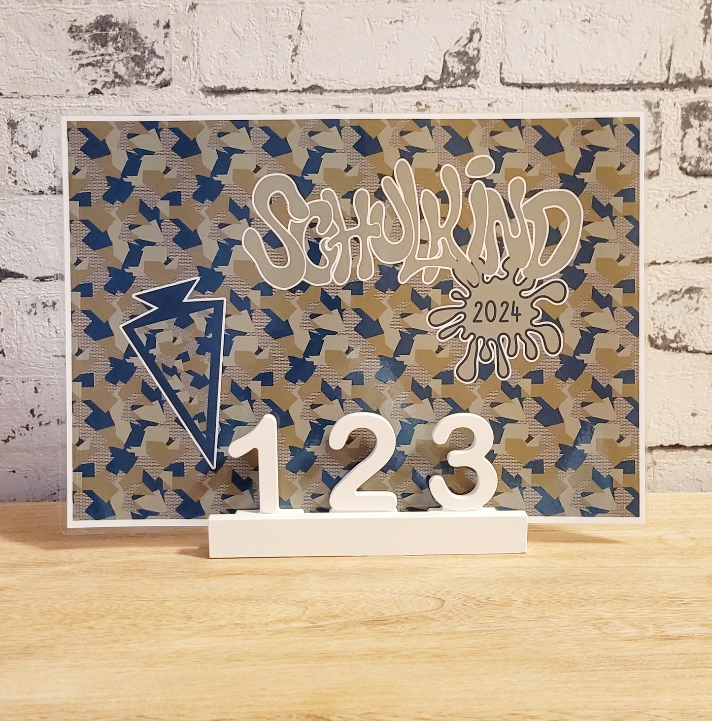 "Camouflage Geometrie" 1-2-3 Tisch Set Bundle