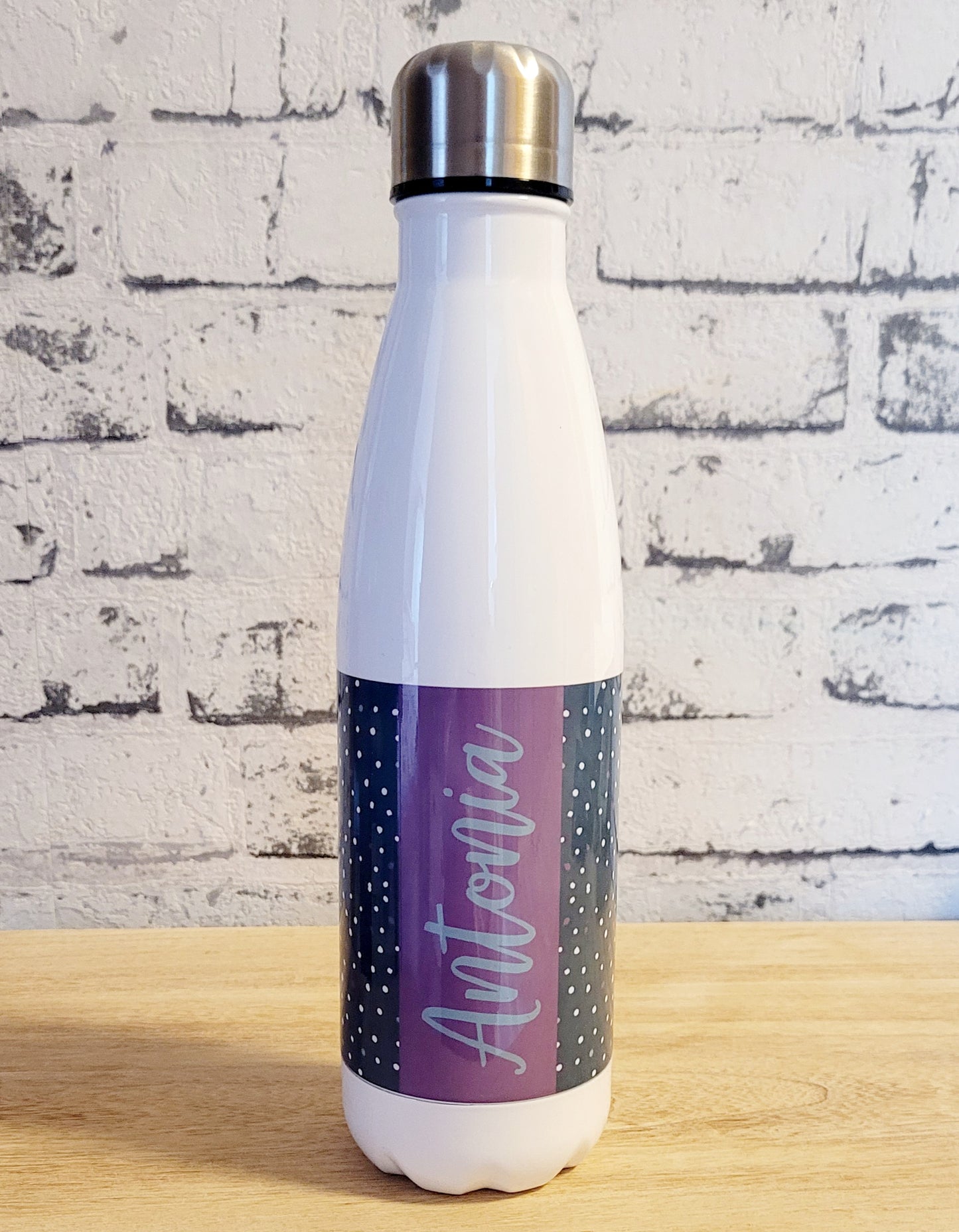 "Milchstrasse" Edelstahl Trinkflasche - personalisiert