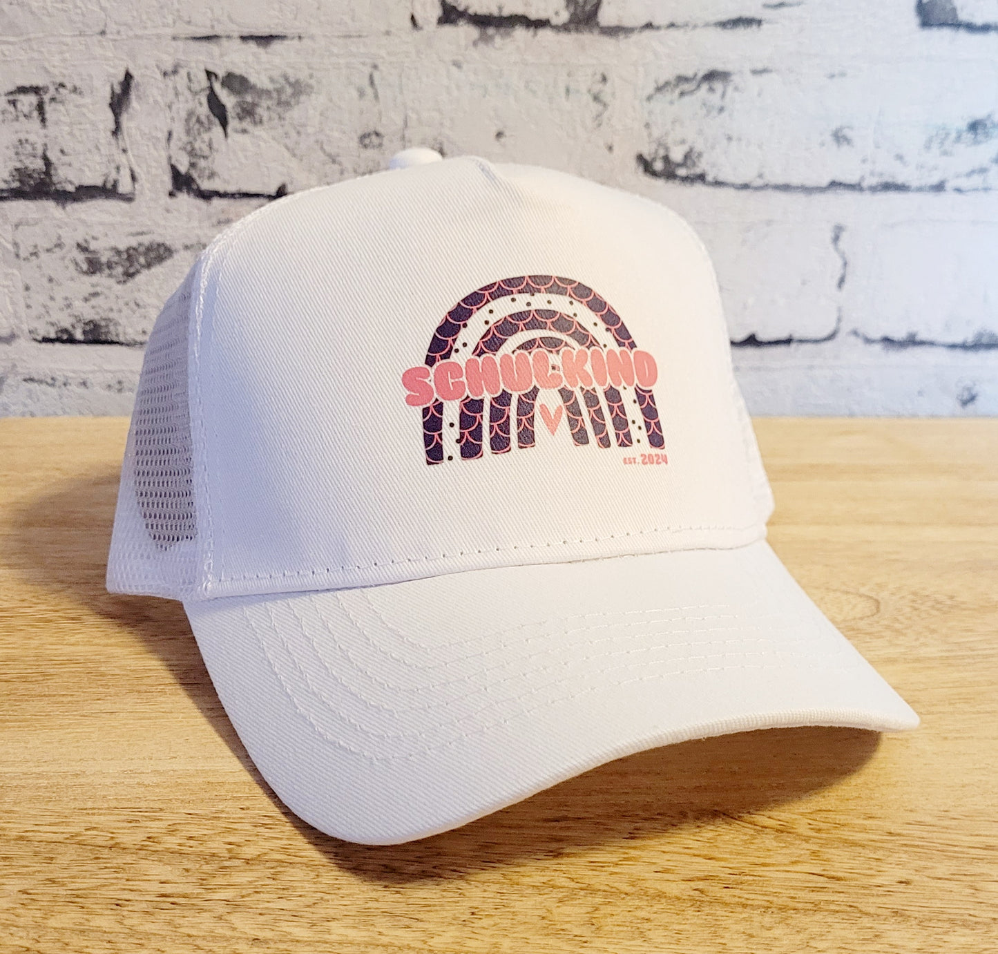 "Halbkreis Rätsel" Trucker Cap - Schulkind Rainbow