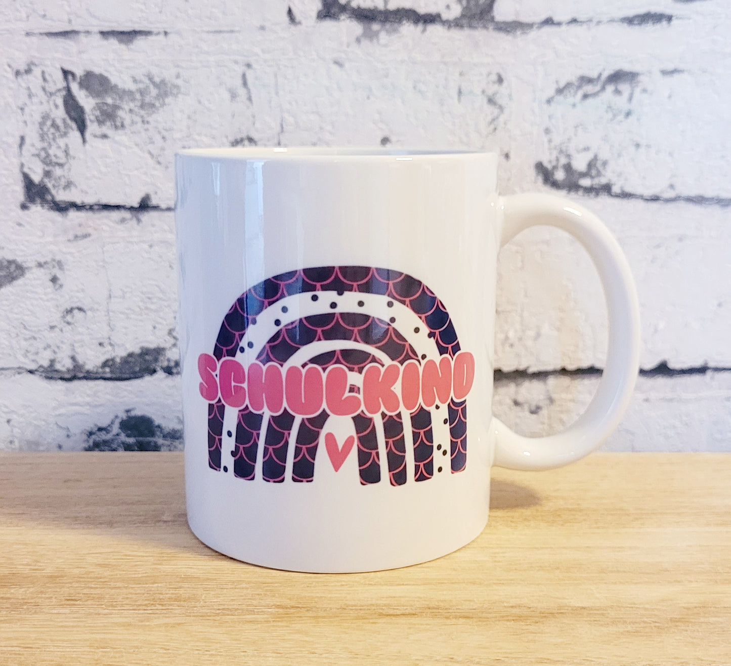 "Halbkreis Rätsel" Schulkind Tasse - Rainbow