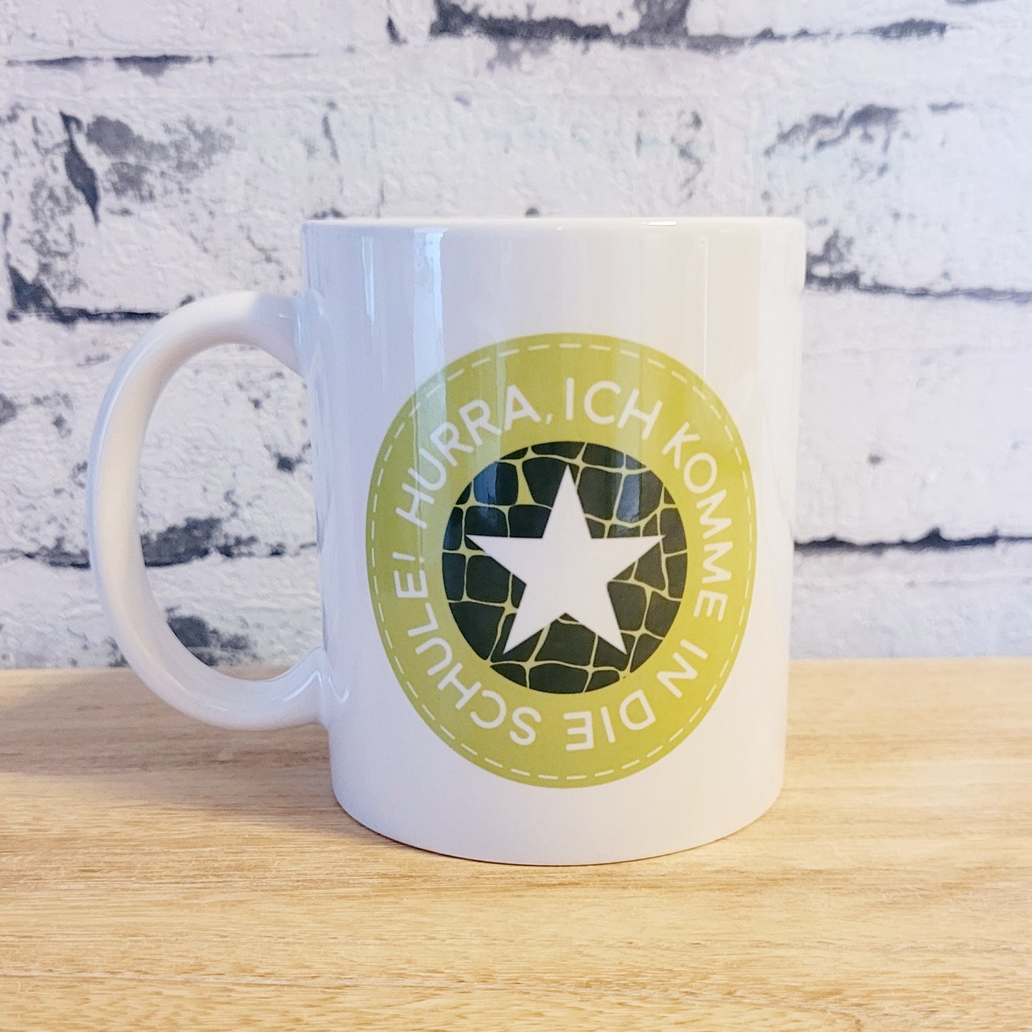 "Krokodil" Schulkind Tasse - Star