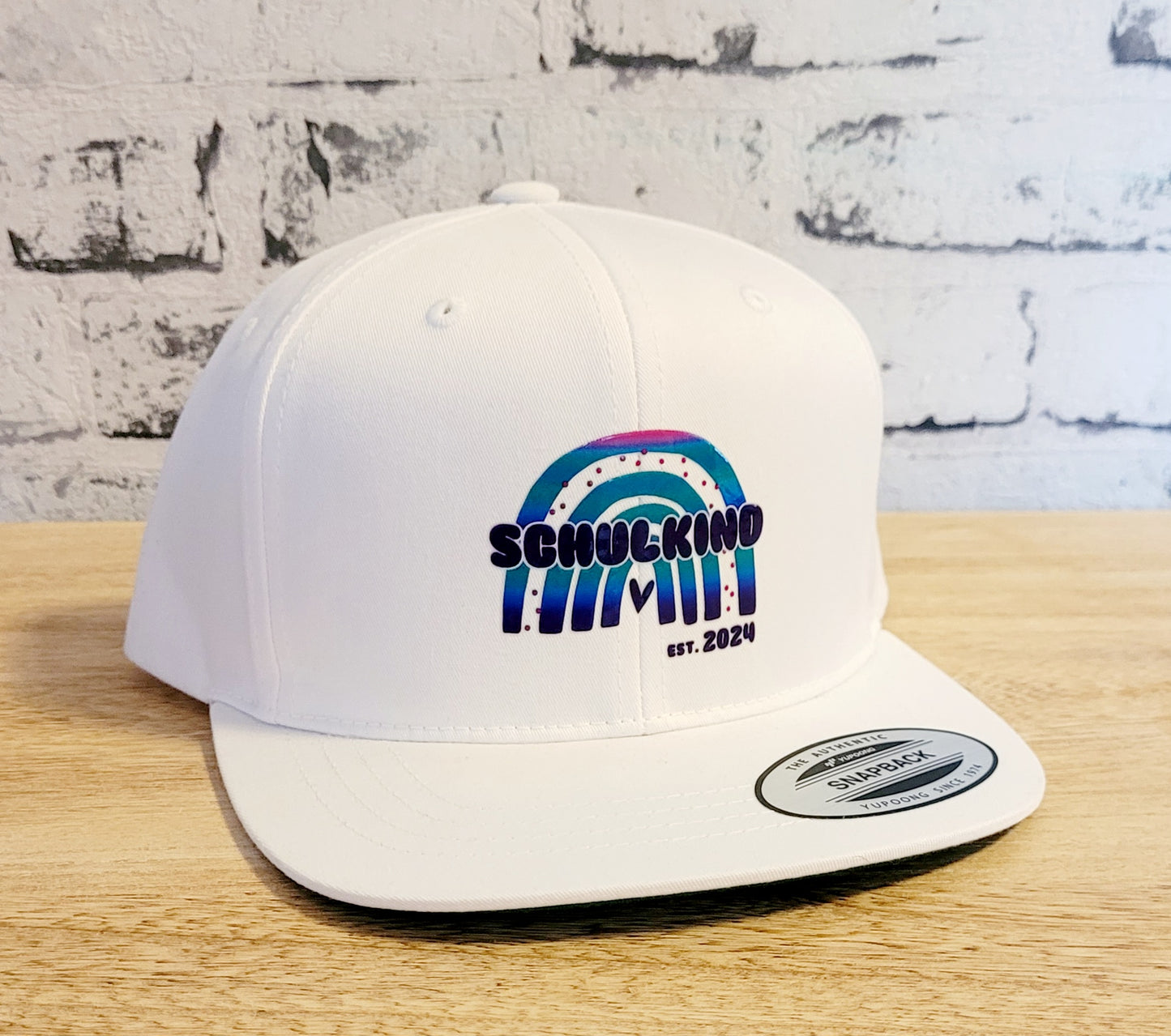 "Farbverlauf Ocean" Snapback Cap - Schulkind Rainbow