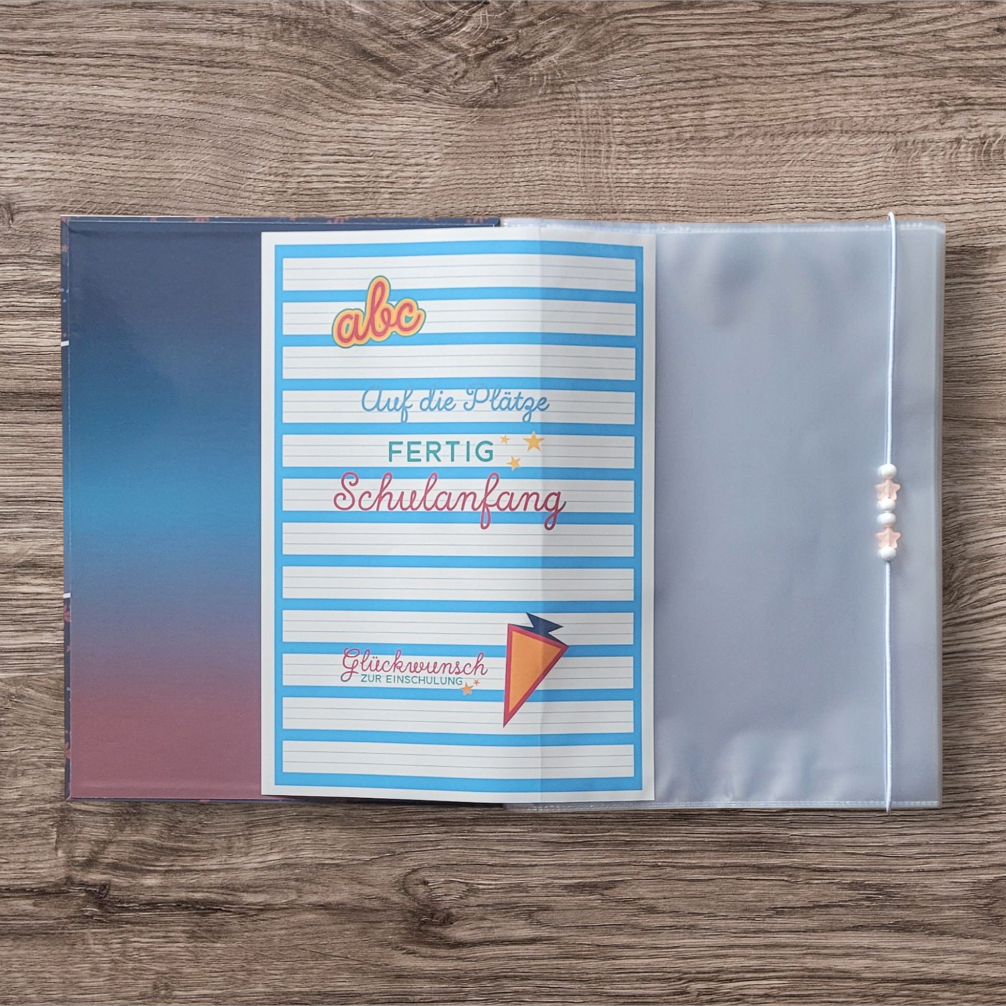 "Vintage Blumengarten" Papeterie Zeugnismappe