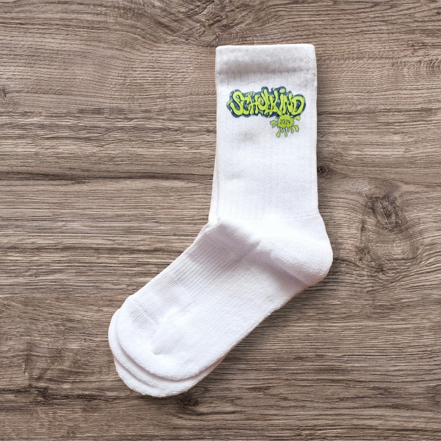"Vintage Fragment" - Schulkind Socken - Design Schulkind