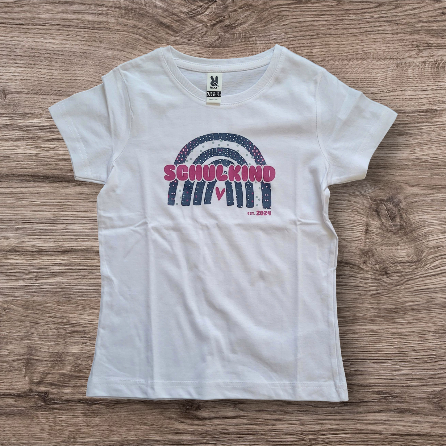 "Milchstrasse" Schulkind Shirt Girls - Rainbow