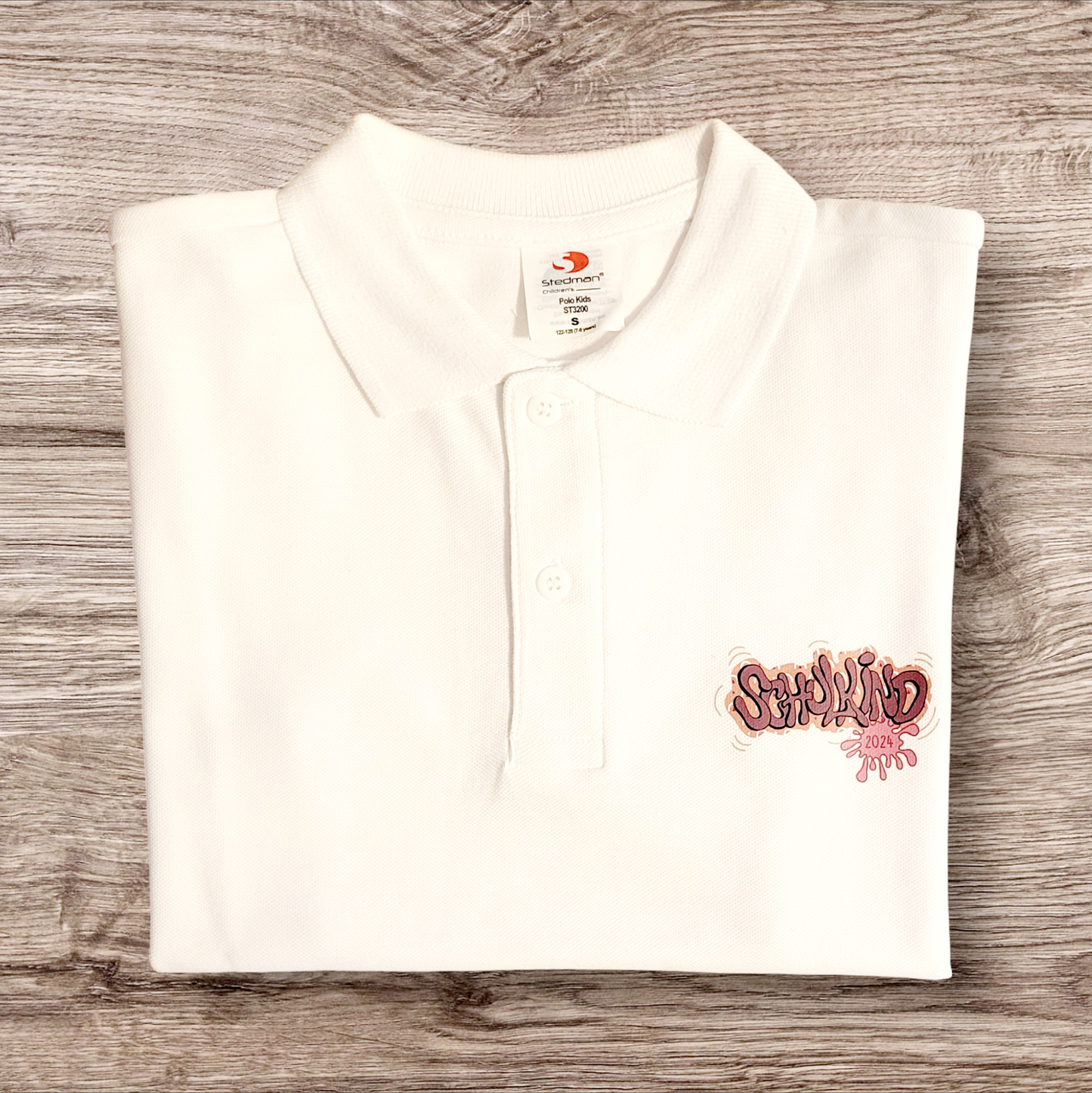 "Regenbogen und Herzen" Poloshirt Unisex