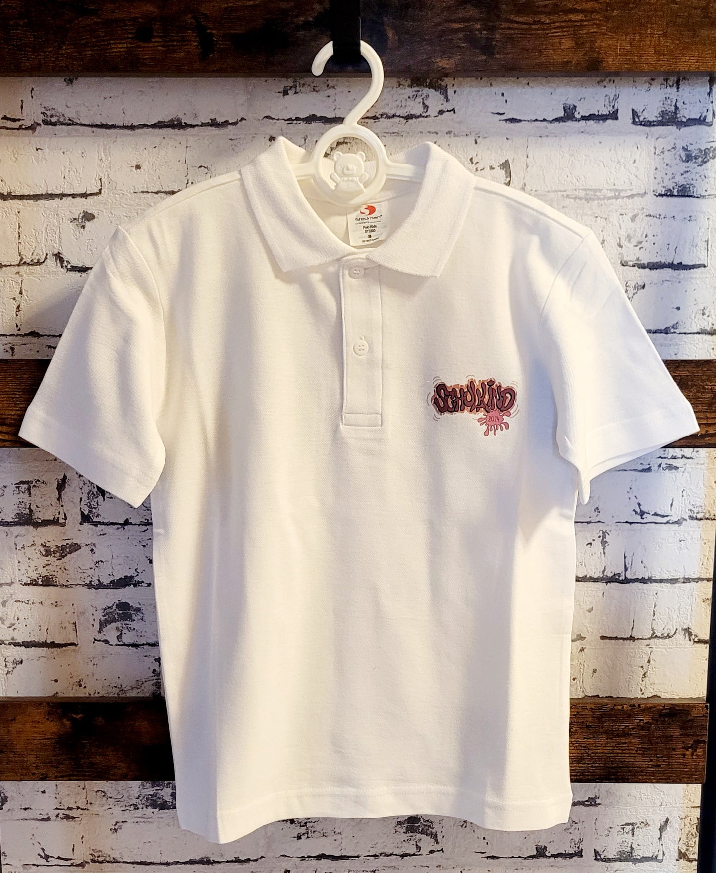 "Regenbogen und Herzen" Poloshirt Unisex