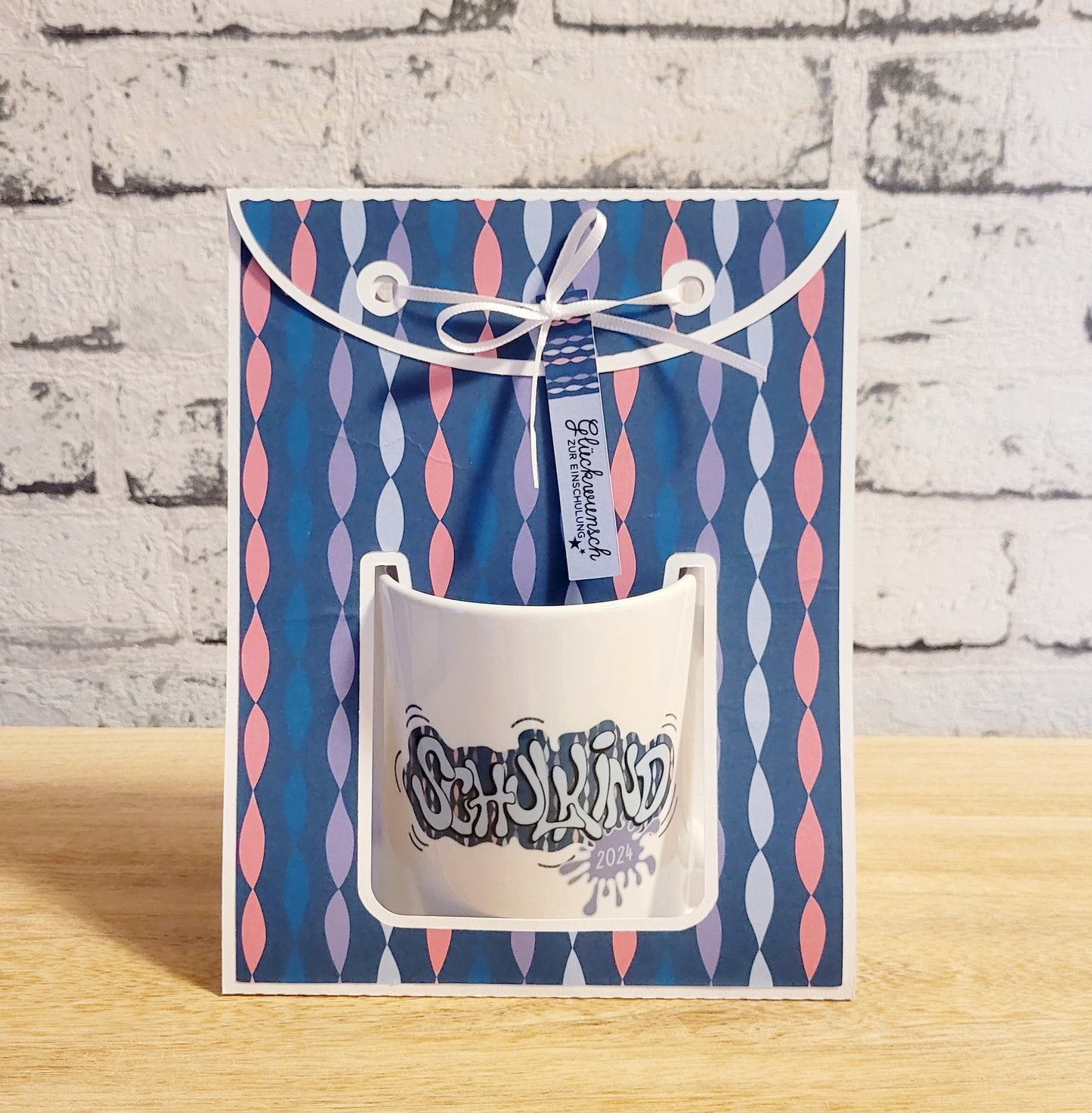"Karneval Girlanden" Schulkind Tasse