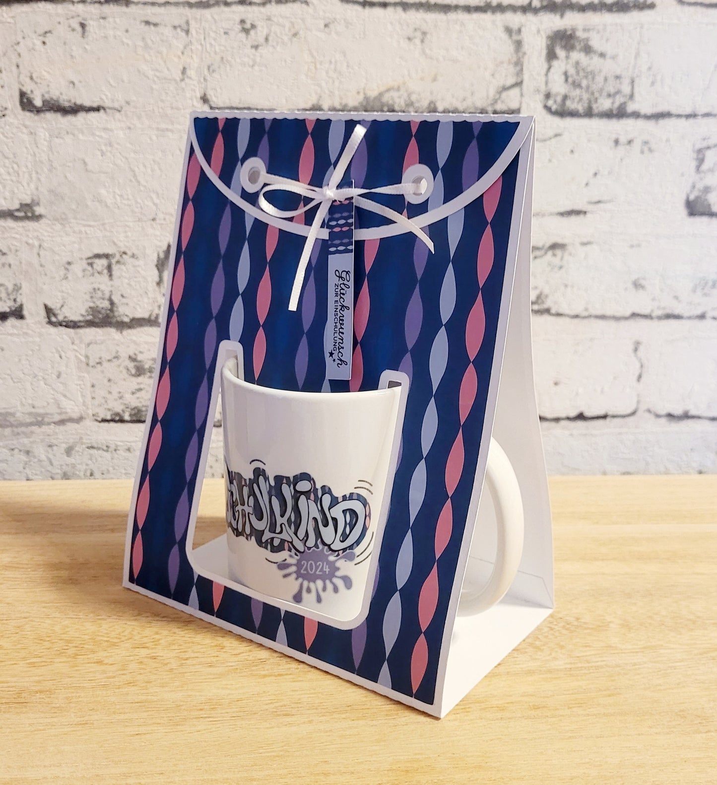 "Karneval Girlanden" Schulkind Tasse