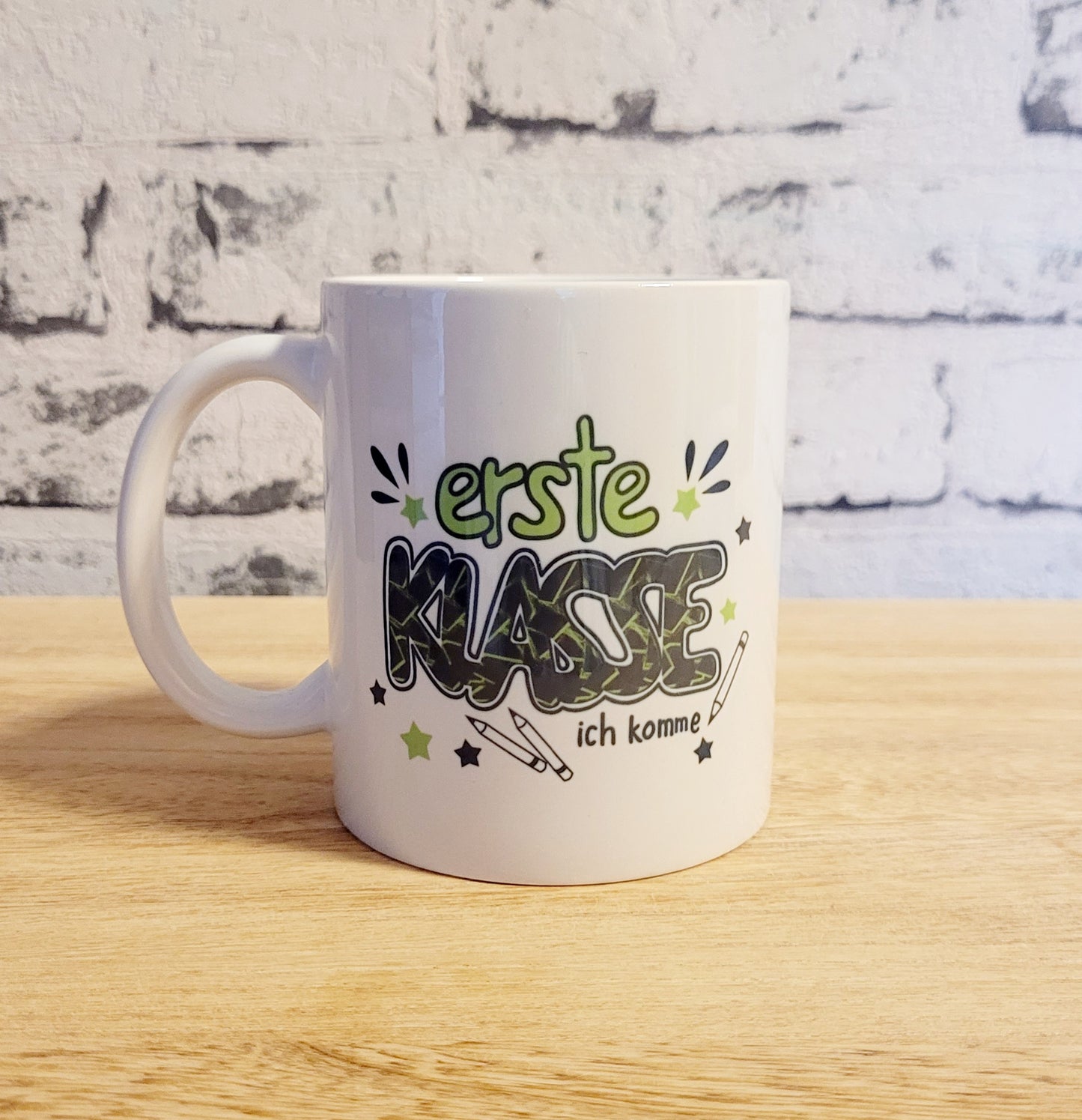 "Vintage Fragment" Schulkind Tasse