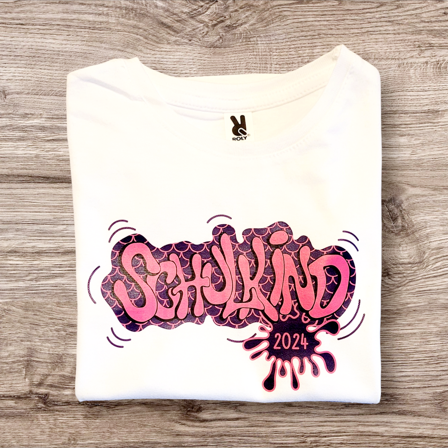 "Halbkreis Rätsel" Shirt Girls - Schulkind
