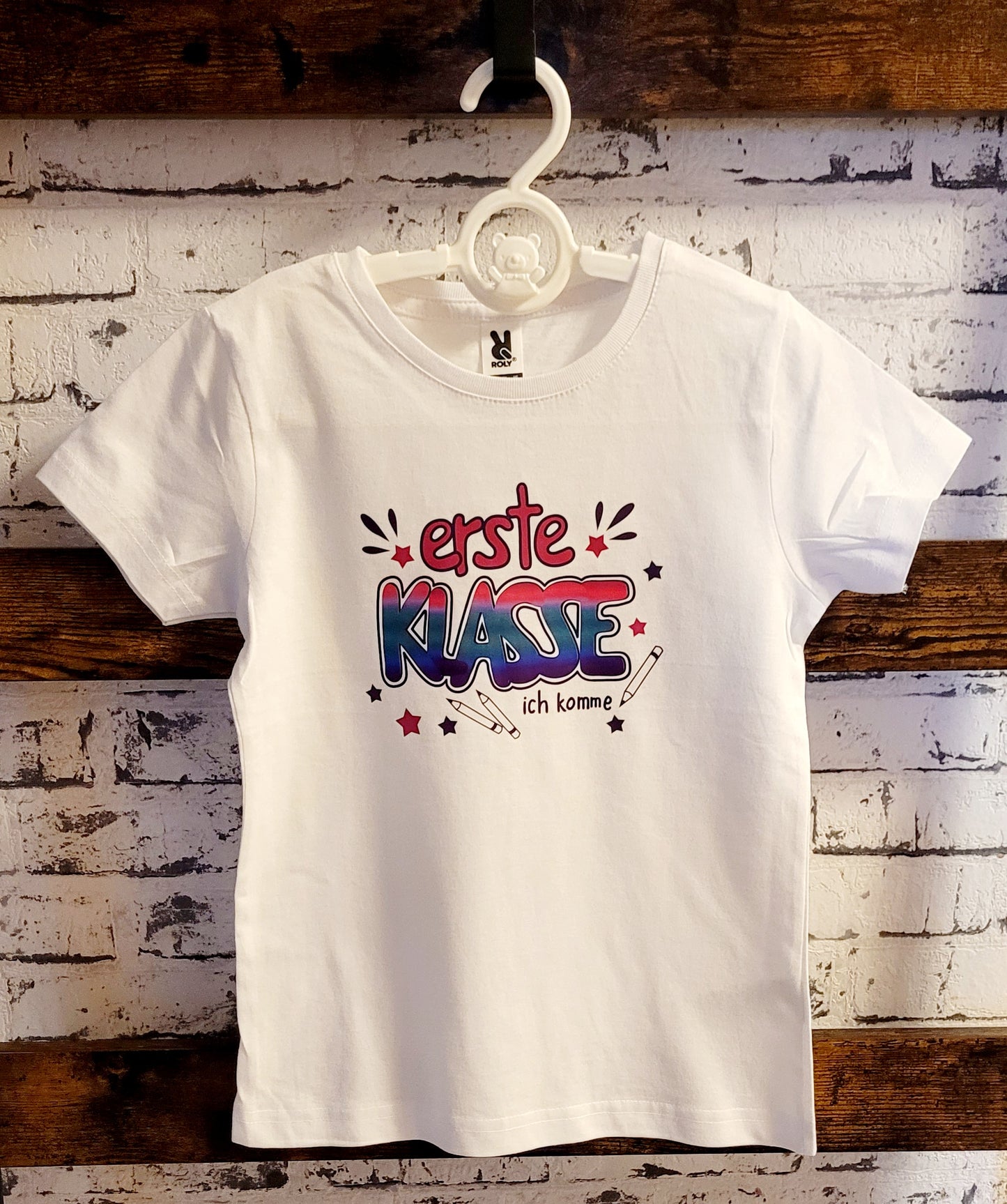 "Farbverlauf Ocean" Shirt Girls - Erste Klasse