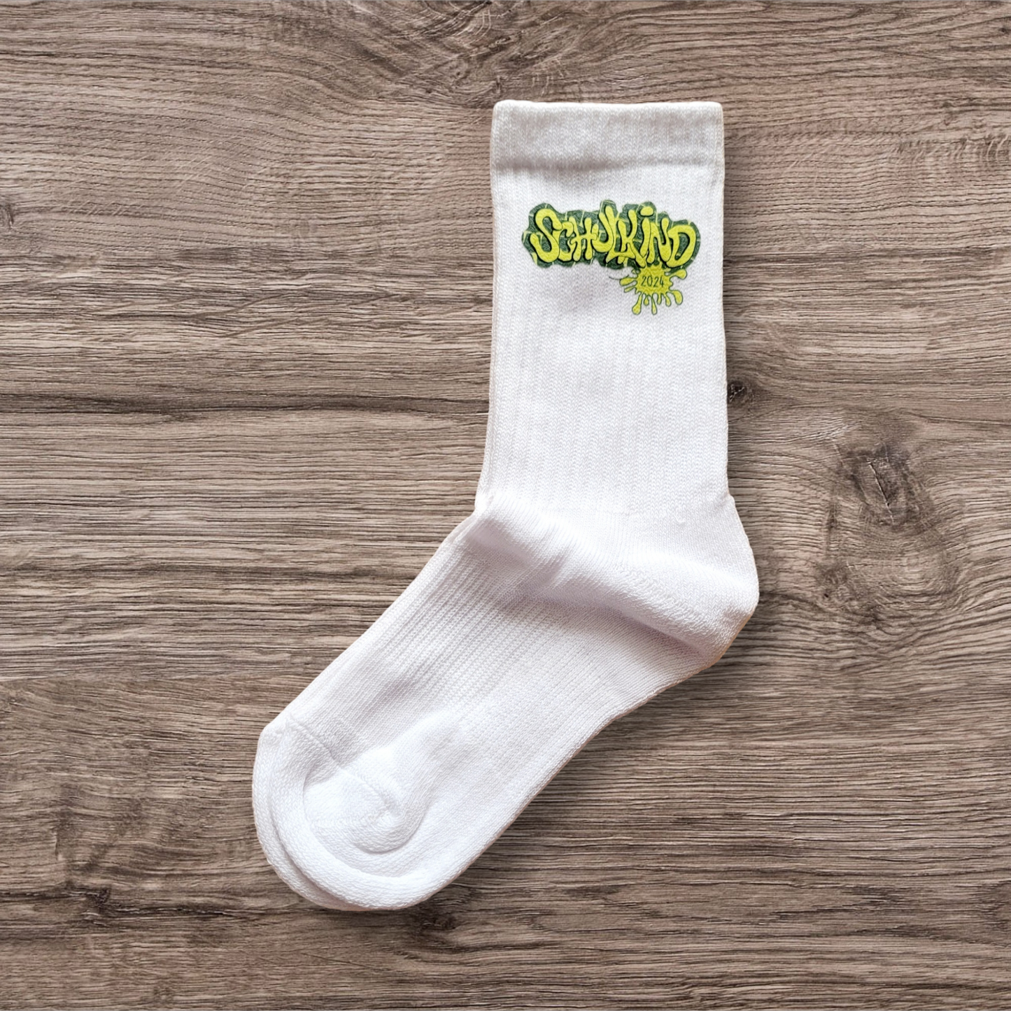 "Krokodil" - Schulkind Socken - Design Schulkind