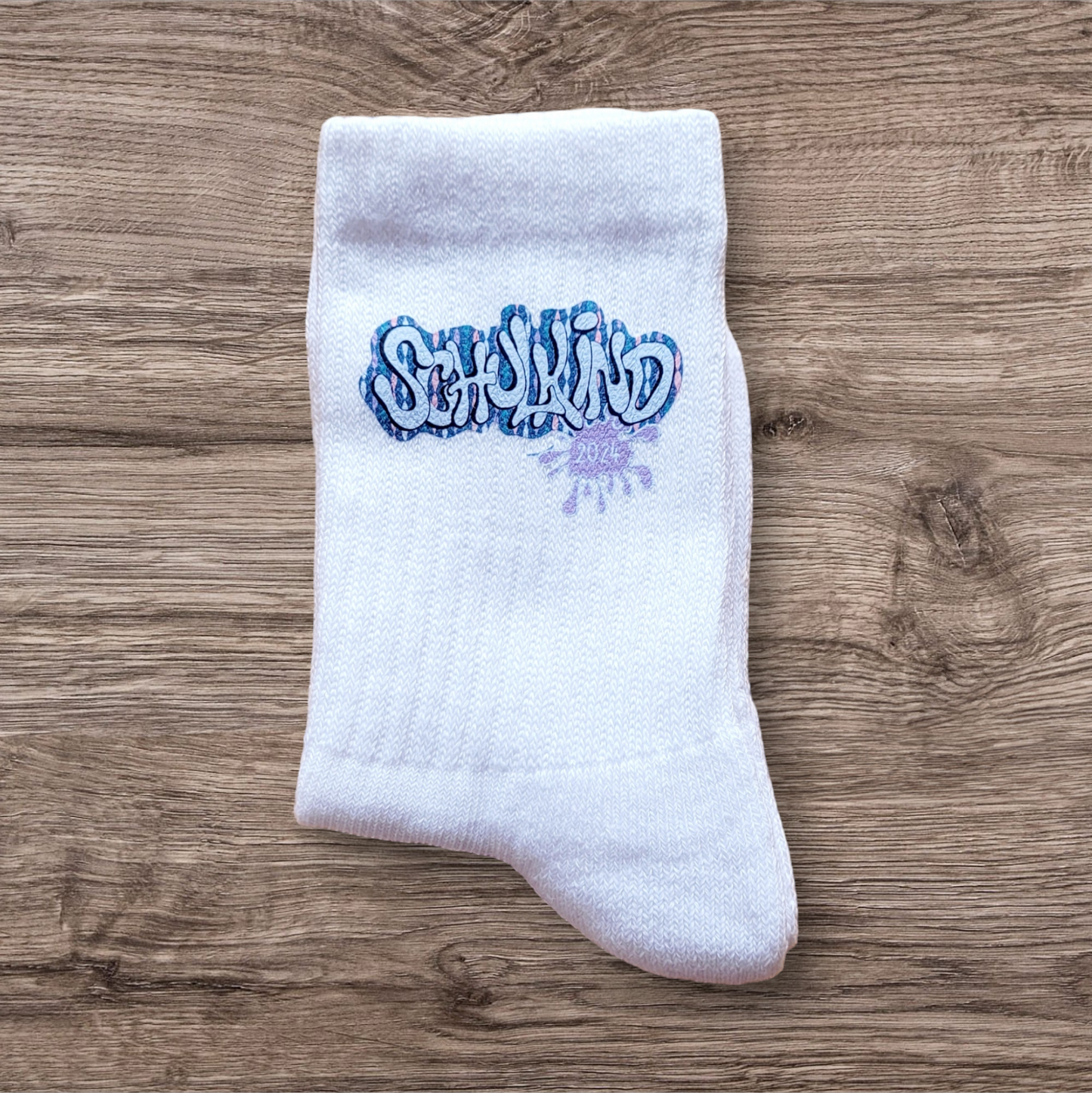 "Karneval Girlanden" - Schulkind Socken - Design Schulkind