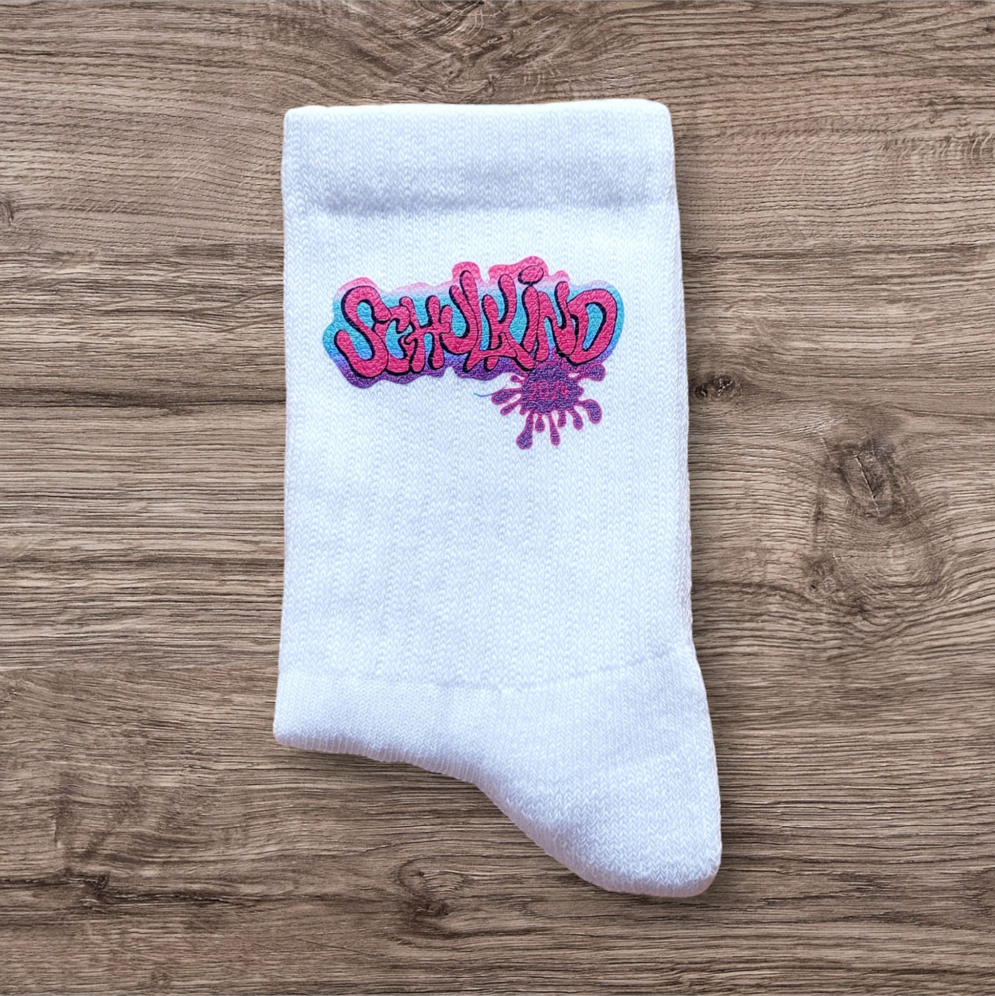 "Farbverlauf Ocean" - Schulkind Socken - Design Schulkind