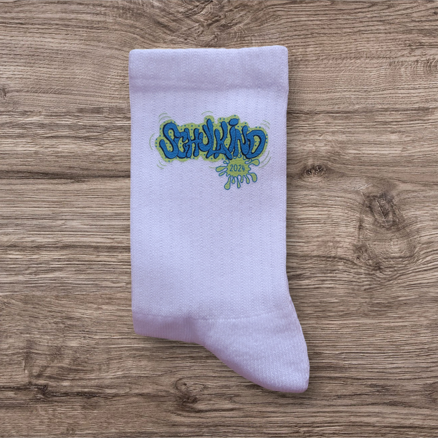 "Diamanten Punkte" - Schulkind Socken - Design Schulkind