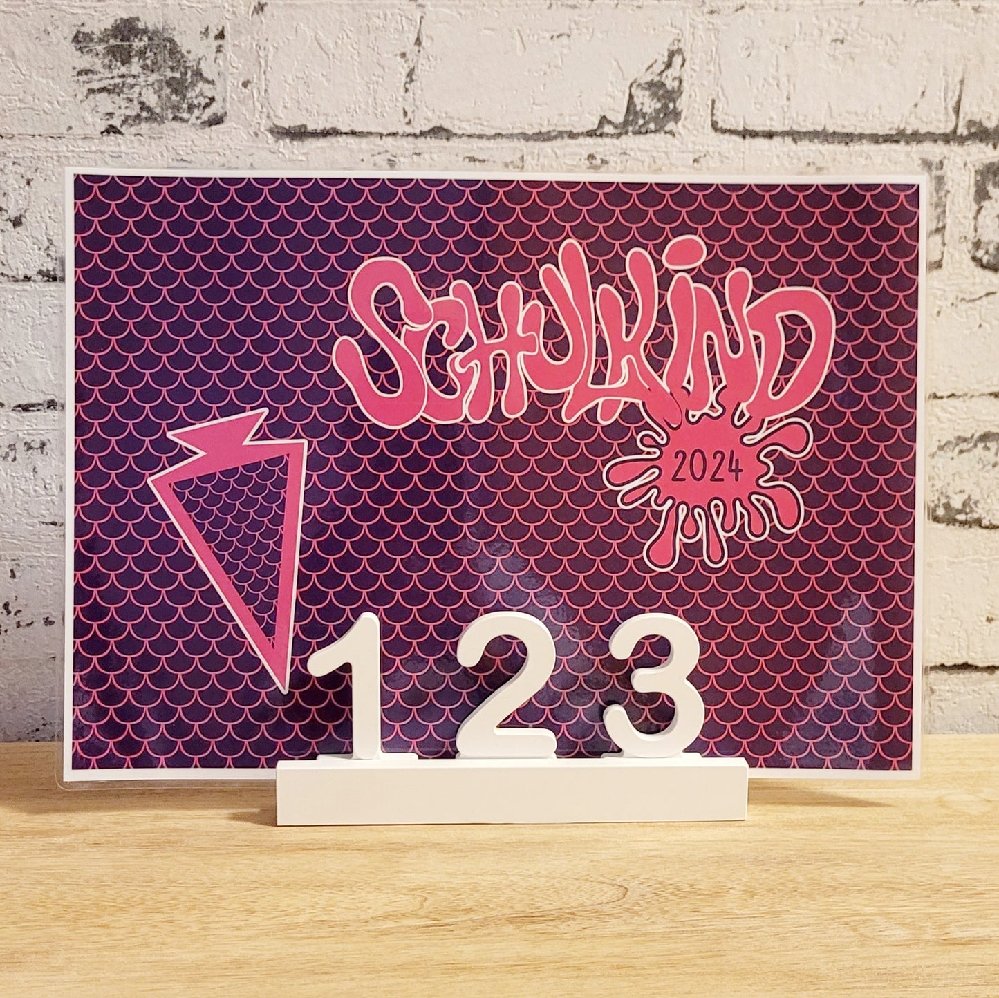 "Halbkreis Rätsel" 1-2-3 Tisch Set Bundle