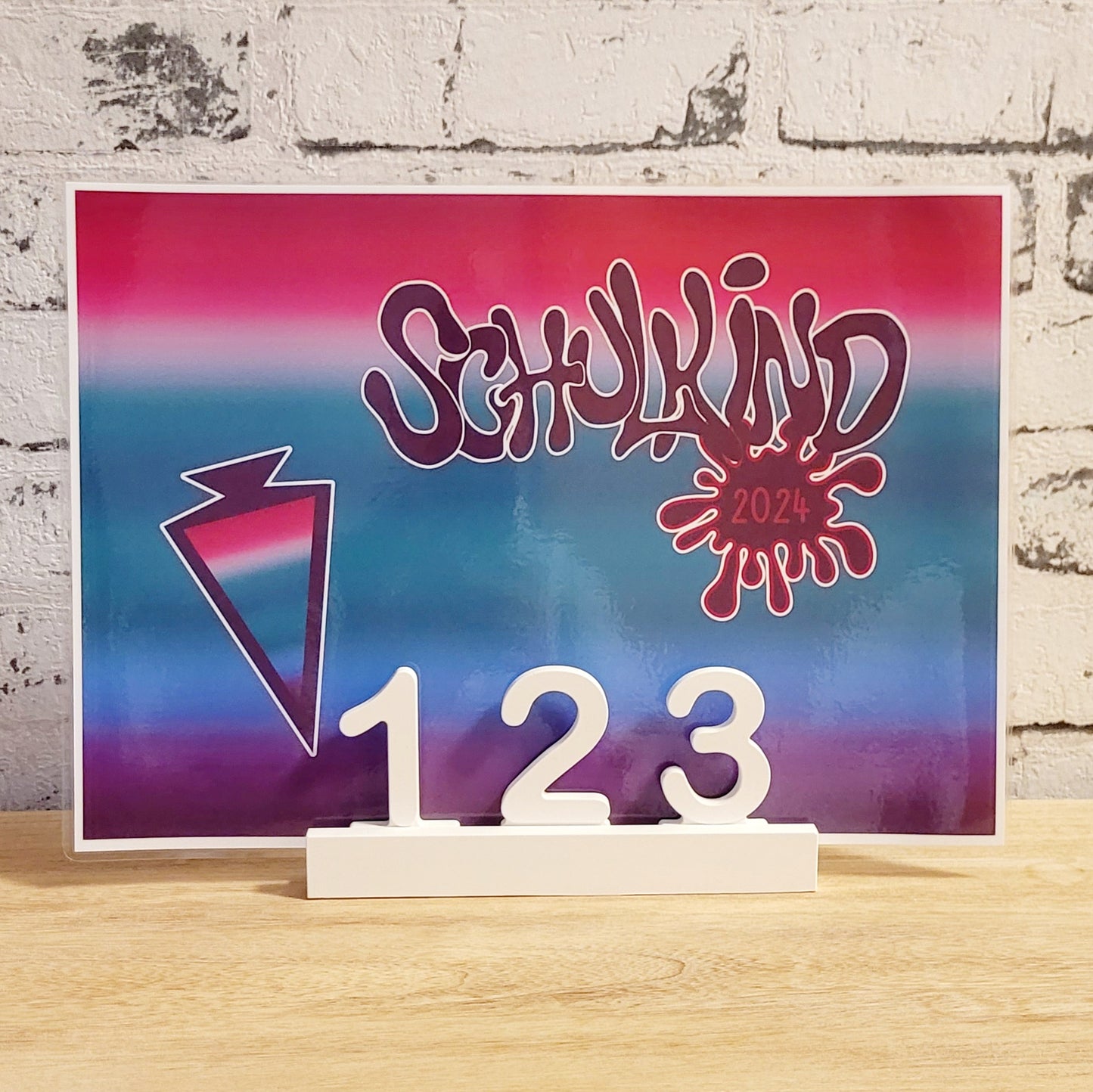 "Farbverlauf Ocean" 1-2-3 Tisch Set Bundle