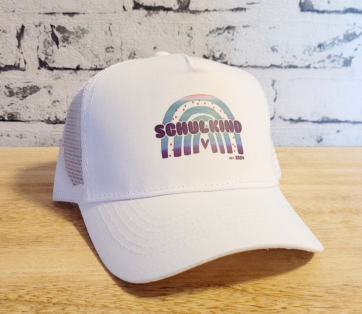 "Farbverlauf Ocean" Trucker Cap - Schulkind Rainbow