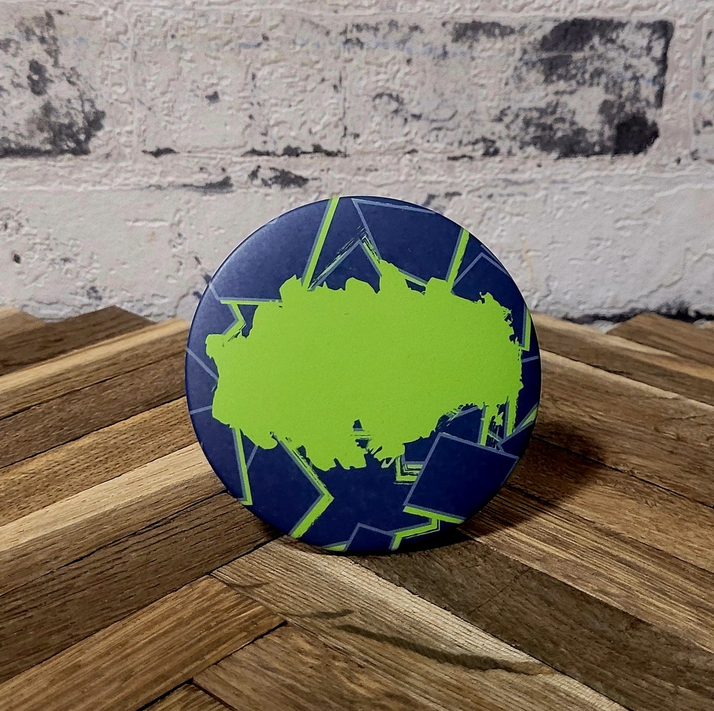 "Vintage Fragment" Tischaufsteller Button, beschreibbar