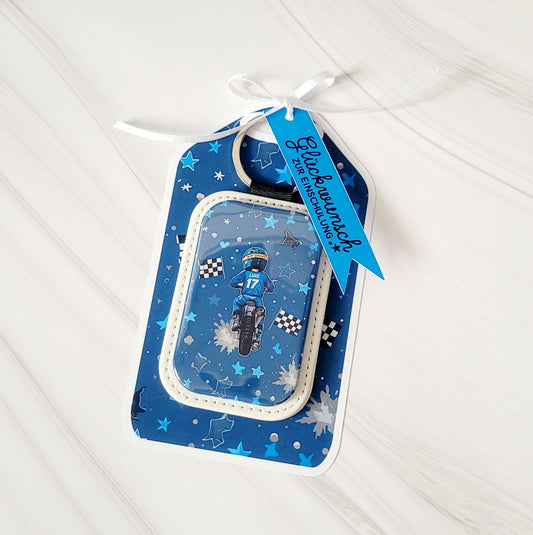 "Luke" Button Schlüsselanhänger Geschenkset