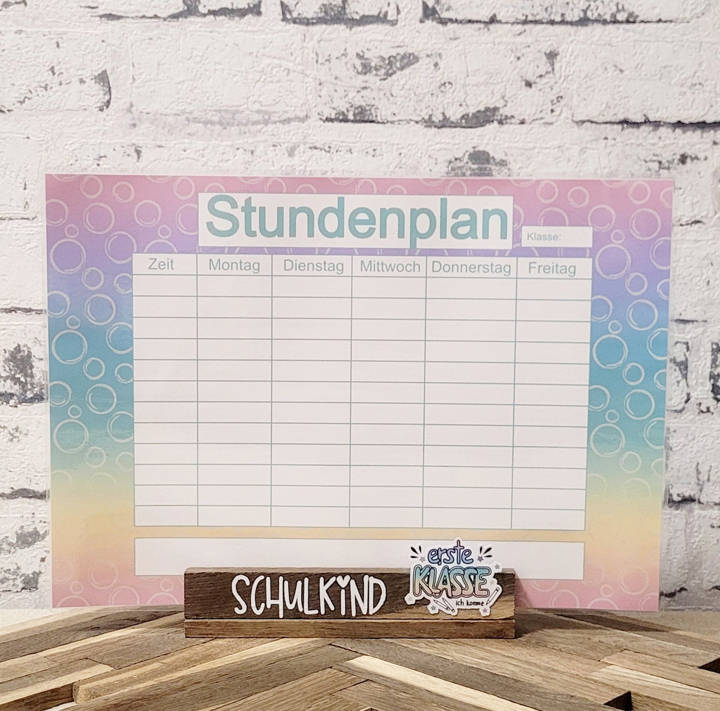 "Marias Wunschverlauf" Stundenplan