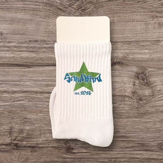 "Diamanten Punkte" Schulkind Socken - Design Star