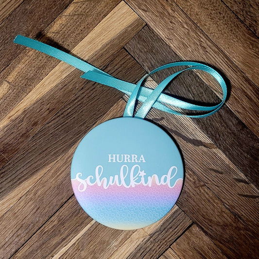 "Marias Wunschverlauf" Hurra Schulkind Button-Anhänger