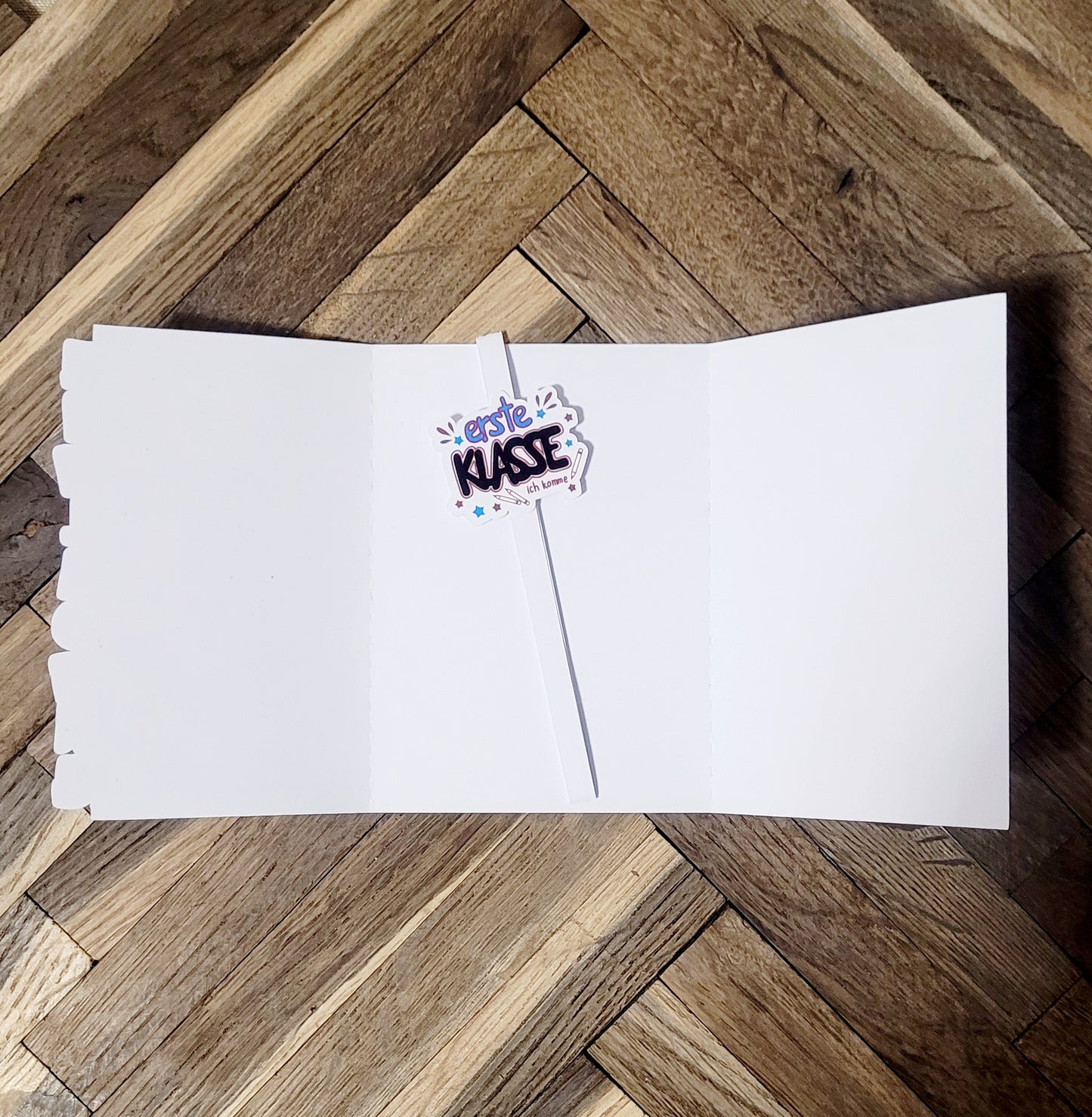 "Wo Warum Wer" Einladungskarte Einschulung